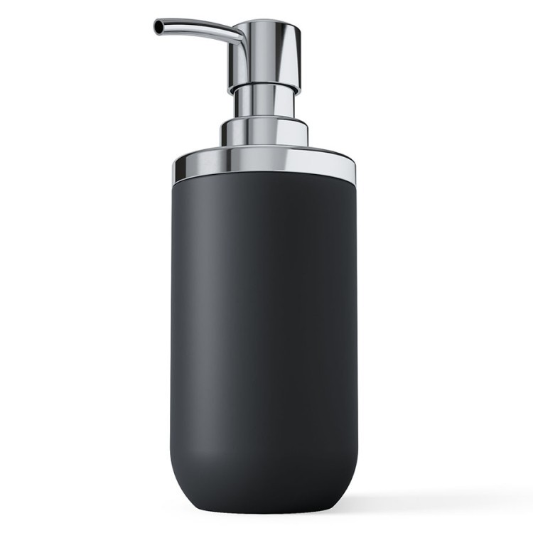 Диспенсер для жидкого мыла junip, 380 мл, черный (66973)