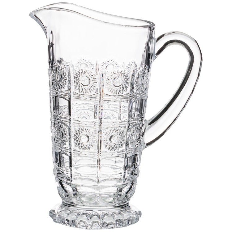 Набор для воды/сока "muza crystal" 3пр.: кувшин + 2 стакана 1400/400 мл Lefard (195-190)