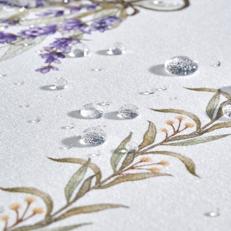 Скатерть "душа прованса" 140х180см ,белый, 100% хлопок,твил с пропиткой Lefard (850-735-23)