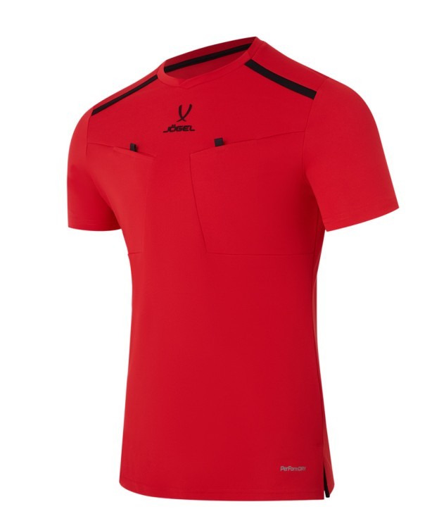Футболка судейская JÖGEL DIVISION PerFormDRY Referee Tee, красный (2123285)