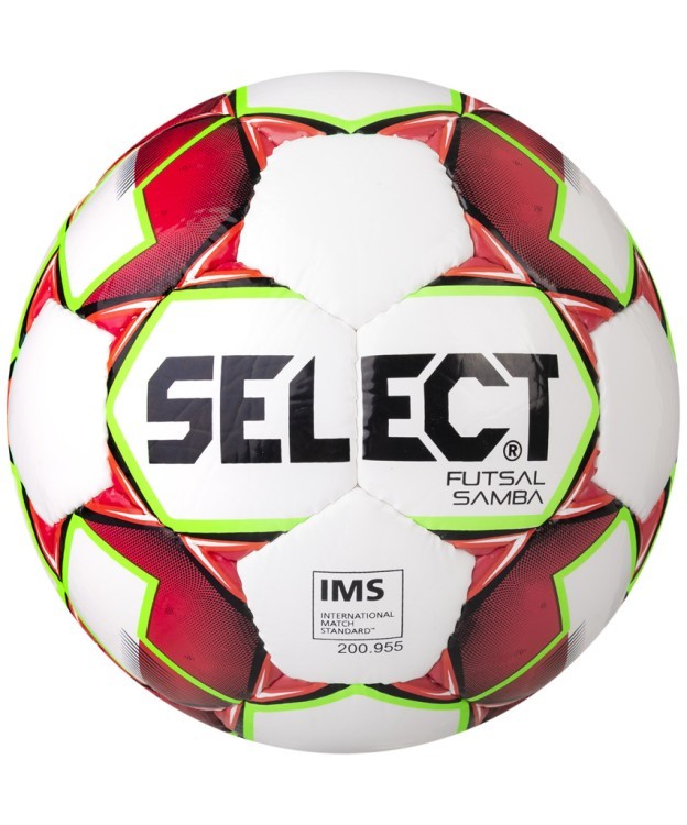 Мяч футзальный Samba IMS № 4 белый/красный/зеленый (594552)