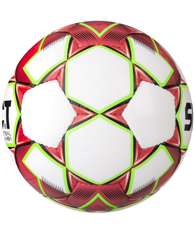 Мяч футзальный Samba IMS № 4 белый/красный/зеленый (594552)