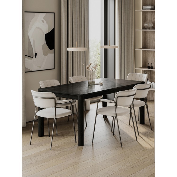 Стул eirill, велюр, серо-бежевый (74017) Стул eirill, велюр, серо-бежевый (74017)