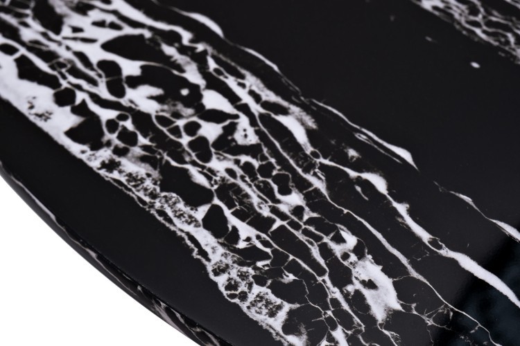 Стол журнальный круглый черный/хром d90*41см (TT-00013114)