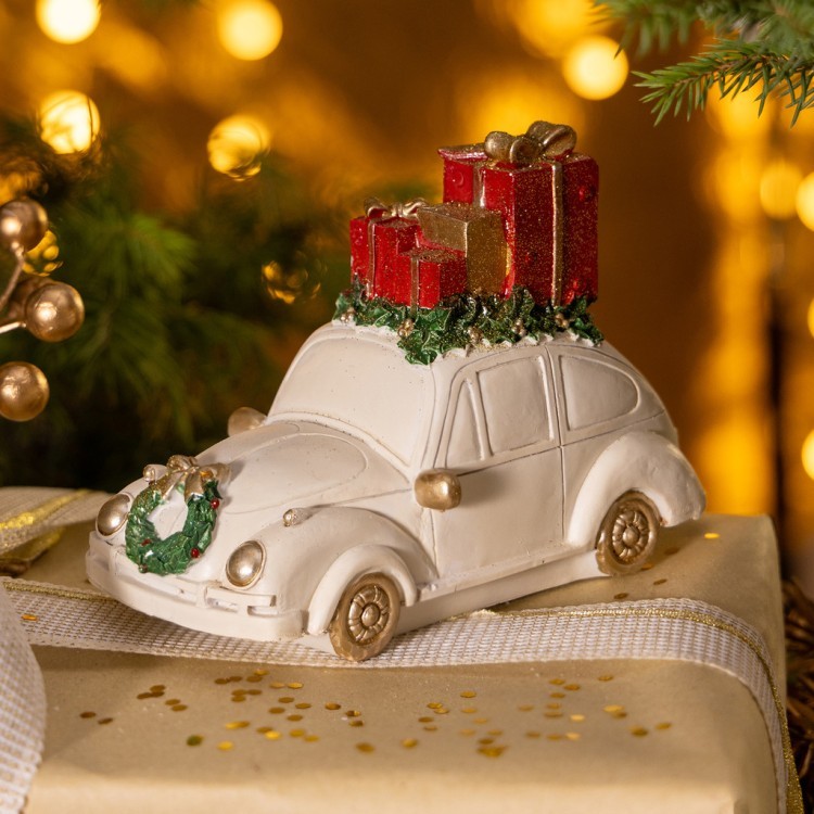 Статуэтка "машинка с подарками" 16х8х11 см Lefard (162-1311)