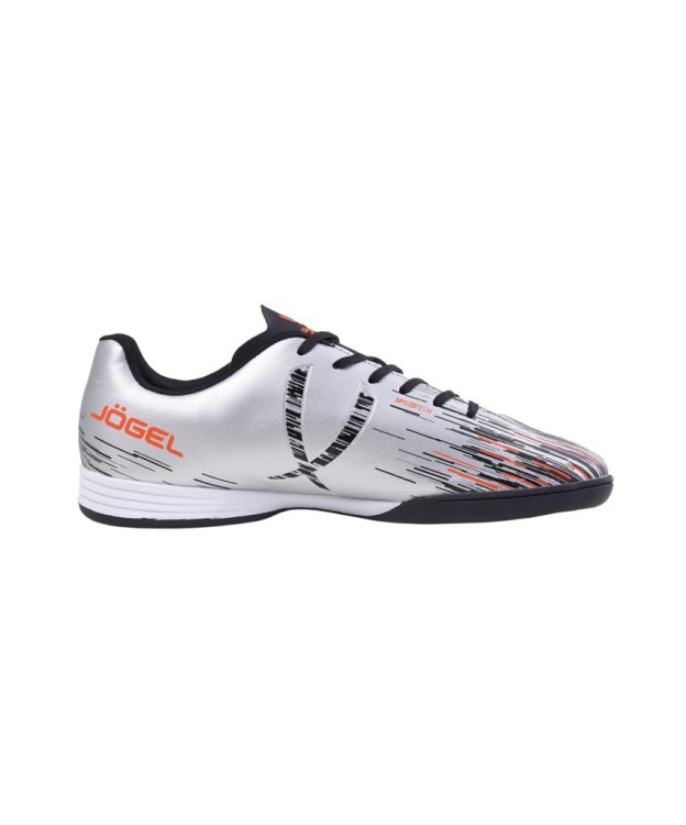 БЕЗ УПАКОВКИ Бутсы зальные Rapido IN Silver/black, детский (2133484)