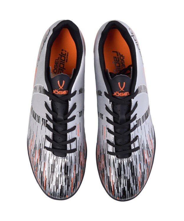 БЕЗ УПАКОВКИ Бутсы зальные Rapido IN Silver/black, детский (2133484)