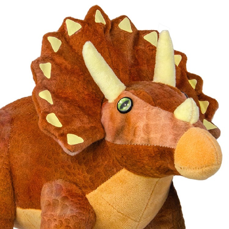 Мягкая игрушка динозавр - Трицератопс, 26 см (K8692-PT)
