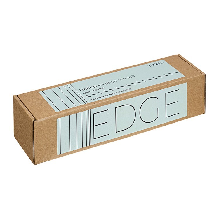 Набор из двух свечей мятного цвета из коллекции edge, 24,5 см (77662) Набор из двух свечей мятного цвета из коллекции edge, 24,5 см (77662)