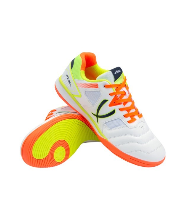 Бутсы зальные JOGEL Tornado 2.0 White/orange (2112696)