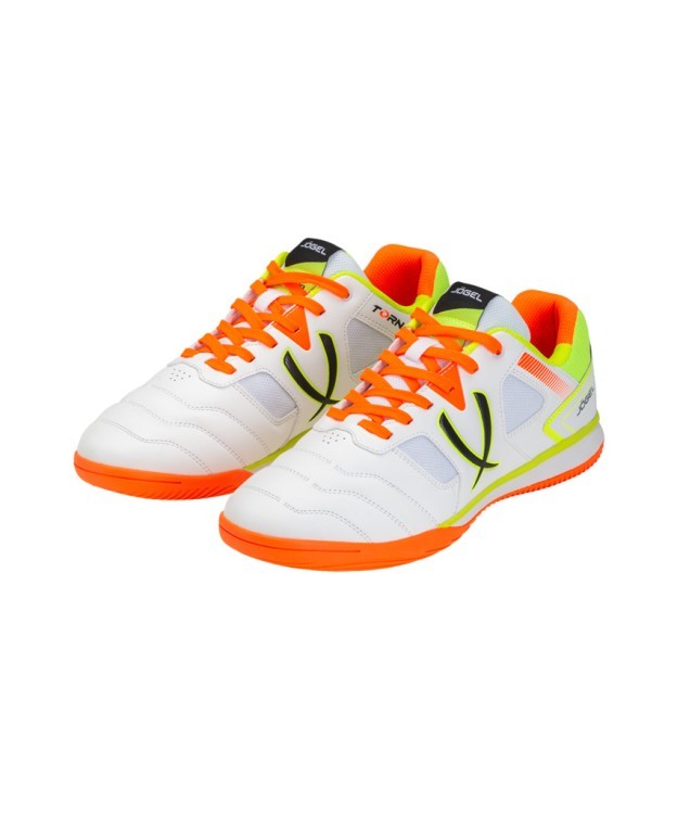 Бутсы зальные JOGEL Tornado 2.0 White/orange (2112696)