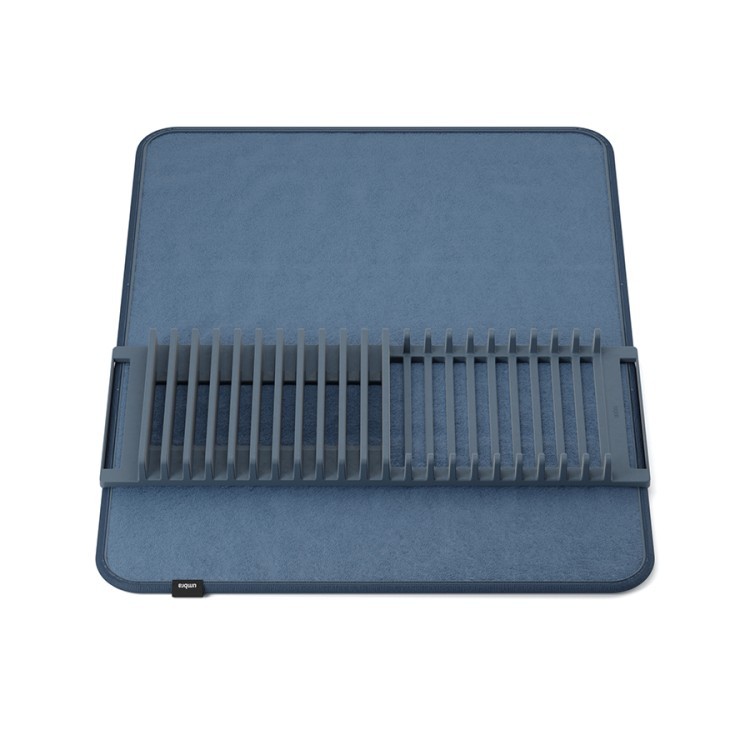 Коврик для сушки посуды udry, 46х61 см, синий (79157)