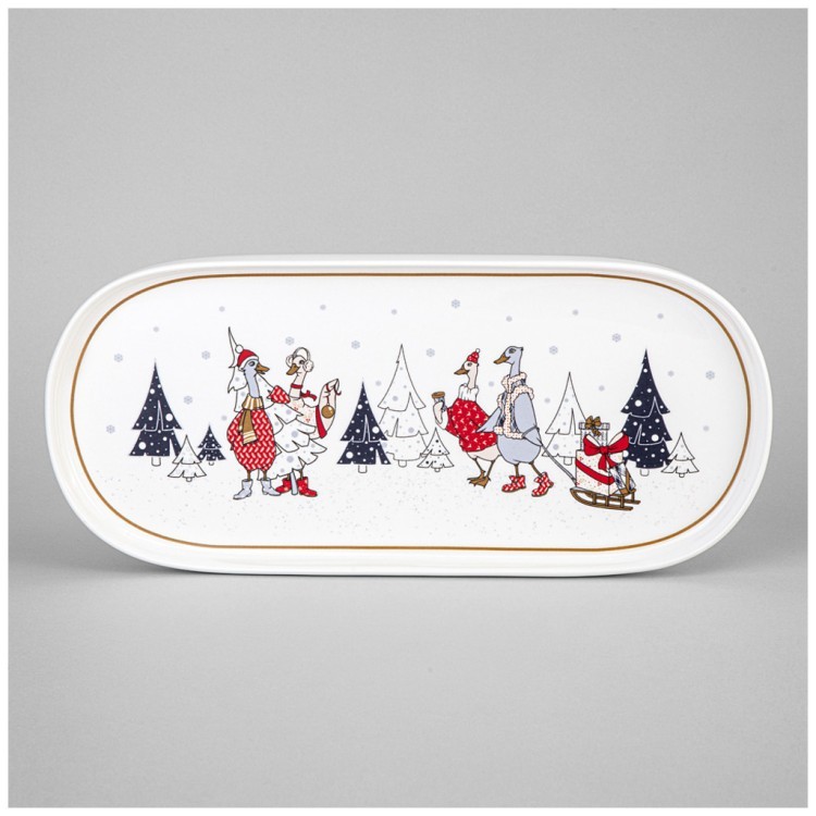Блюдо овальное lefard "family christmas" 34*14,5 см Lefard (425-133)