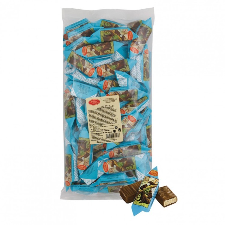 Конфеты шоколадные Красный Октябрь Мишка косолапый 1000 г пакет 620549 (1) (91590)