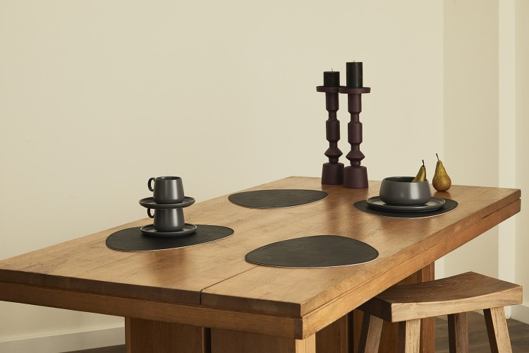 Набор из двух салатников темно-серого цвета из коллекции essential, 800 мл (75174)