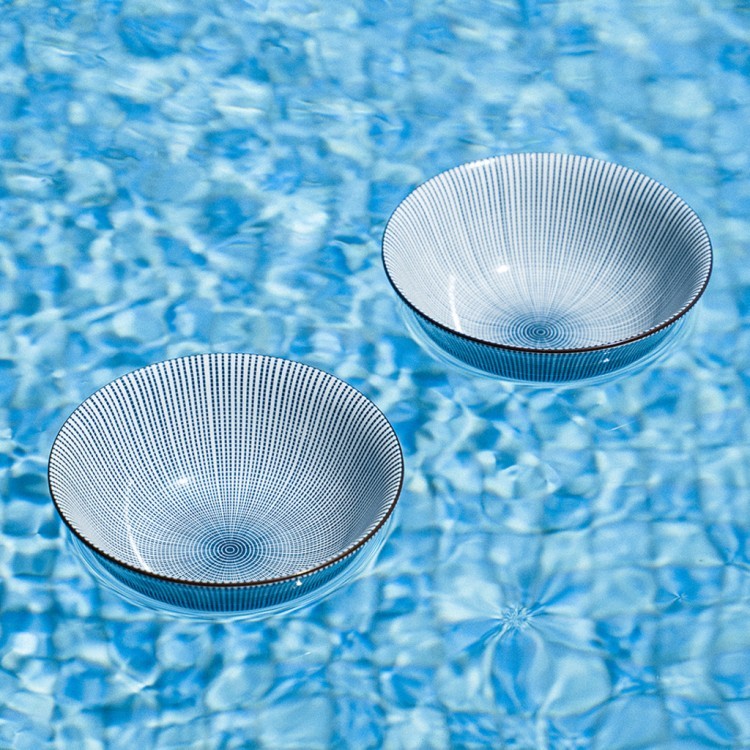 Чаша 2565, 21.2, фарфор, blue, TOKYO DESIGN