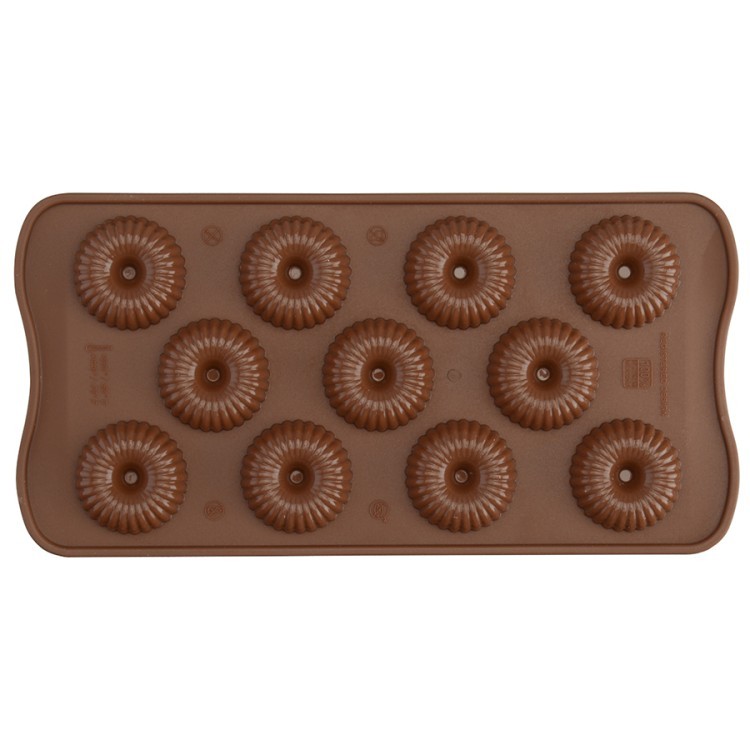 Форма силиконовая для приготовления конфет choco crown, 11х24 см (68870)