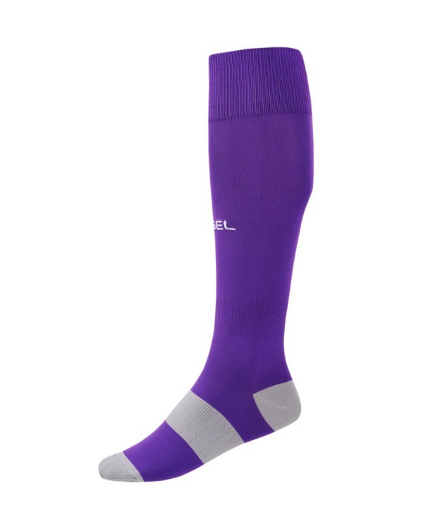 Гетры футбольные JOGEL CAMP BASIC SOCKS, фиолетовый/серый/белый (2076930)