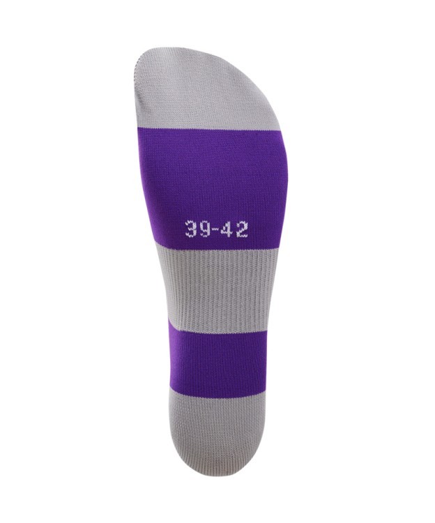 Гетры футбольные JOGEL CAMP BASIC SOCKS, фиолетовый/серый/белый (2076931)