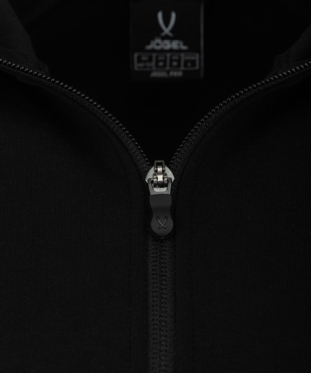 Худи на молнии JÖGEL ESSENTIAL Athlete Hooded FZ Jacket, черный (2114045) Худи на молнии JÖGEL ESSENTIAL Athlete Hooded FZ Jacket, черный (2114045)