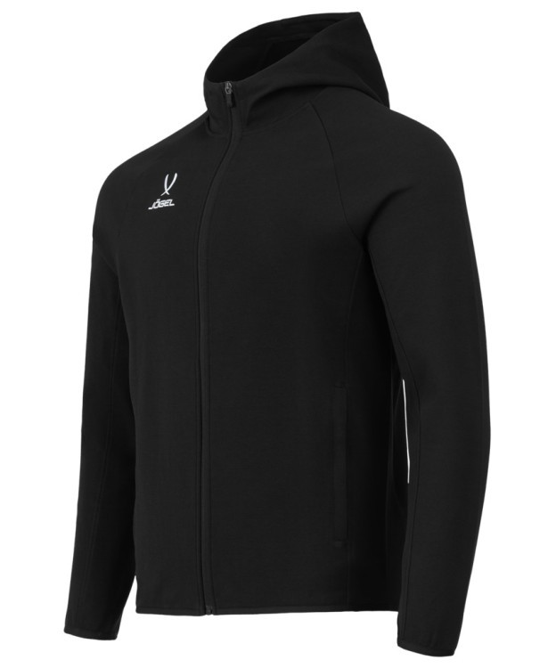 Худи на молнии JÖGEL ESSENTIAL Athlete Hooded FZ Jacket, черный (2114045)