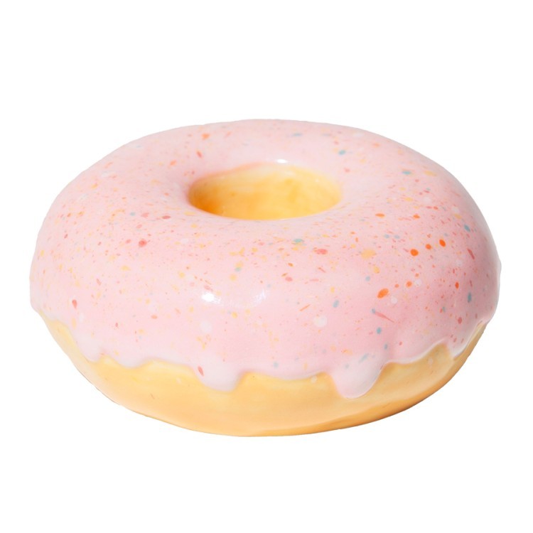 Подсвечник fast food, donut, D7 см, розовый (78950)