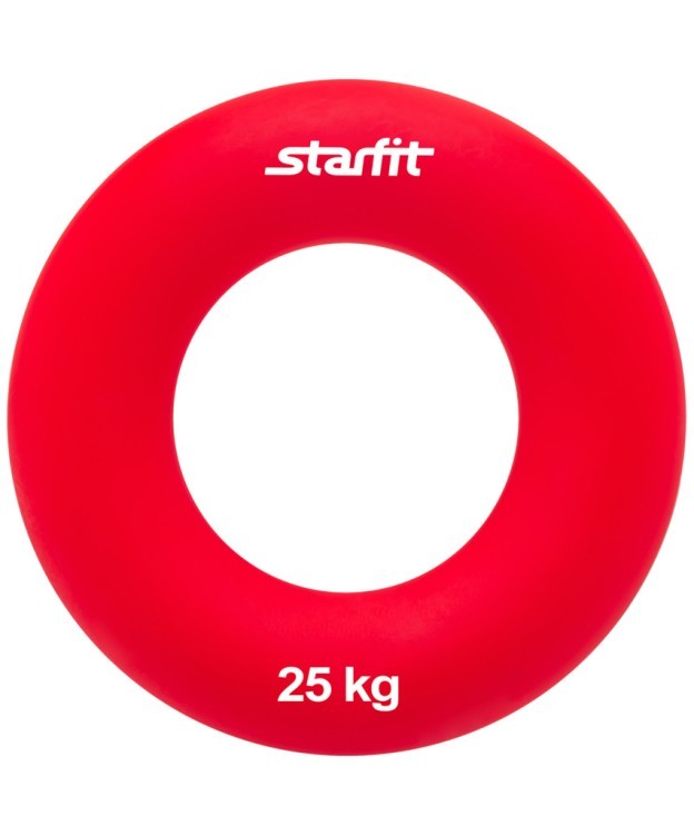 Эспандер кистевой ES-404 Кольцо, диаметр 8,8 см, 25 кг, красный (625518)