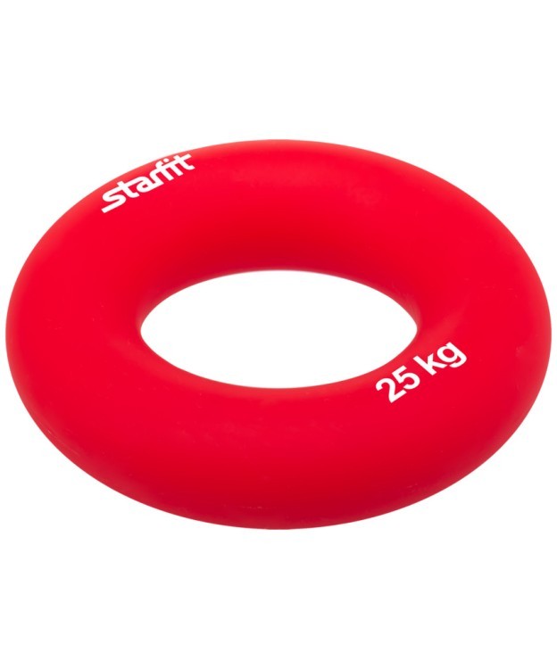 Эспандер кистевой ES-404 Кольцо, диаметр 8,8 см, 25 кг, красный (625518)