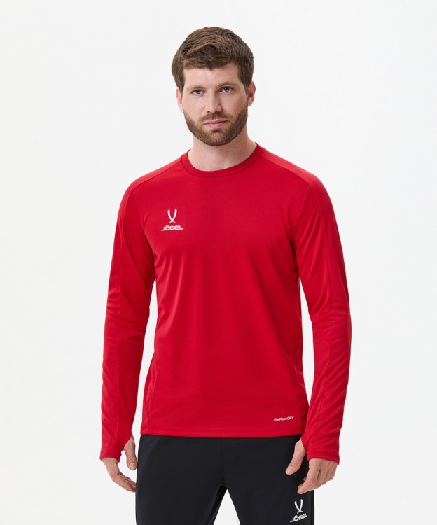 Джемпер тренировочный JÖGEL DIVISION PerFormDRY Pro Training Top, красный (2115992)