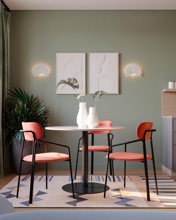 Панно декоративное с эффектом 3d minimalism triangle, 70х100 см (77477)