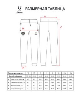 Брюки JOGEL NATIONAL Cotton Pants, темно-синий (2114214)