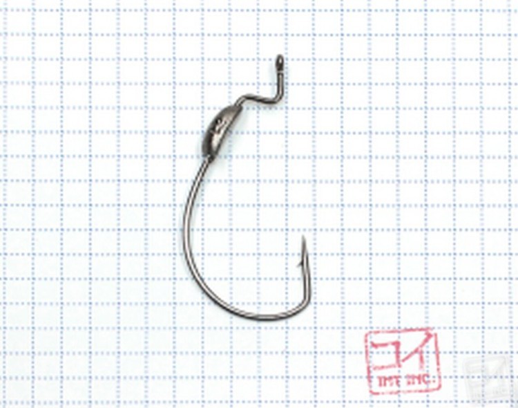 Крючок Koi WEIGHT Hook № 3/0 , вес 1,2 г, BN, офсетный (10 шт.) KH8361-3/0BN (69033)