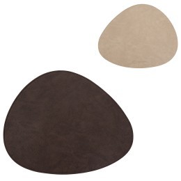 Салфетка сервировочная drop, 33х41 см, коричневая/бежевая (80095)