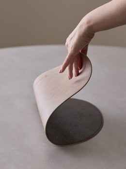 Салфетка сервировочная drop, 33х41 см, коричневая/бежевая (80095)