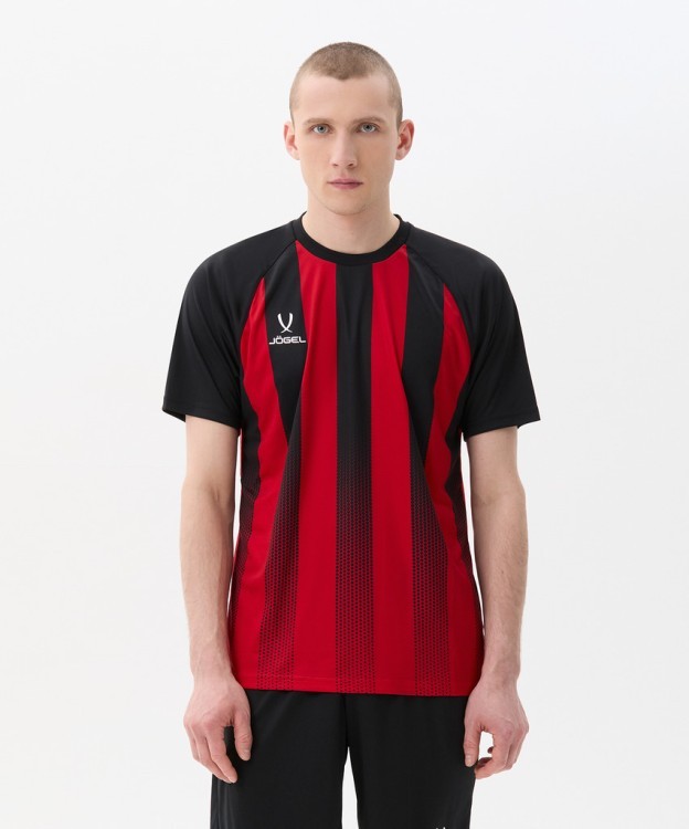 Футболка игровая JÖGEL CAMP Striped Jersey, красный/черный (1745181)