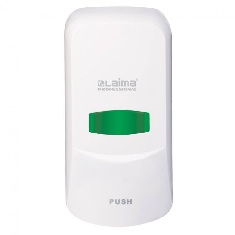 Дозатор для жидкого мыла Laima Professional Classic наливной 0,6 л белый ABS-пластик 601423 (1) (90099)