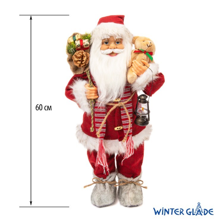 Игрушка Дед Мороз под елку 60 см M22 (69190)
