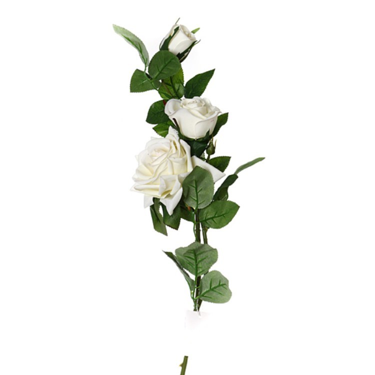 Цветок искусственный "роза" длина=90 см Huajing Plastic (23-234)