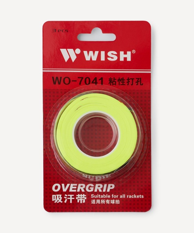 Намотки для ракетки Overgrip WO-7041, желто-зеленый, 3 шт (2119124) Намотки для ракетки Overgrip WO-7041, желто-зеленый, 3 шт (2119124)
