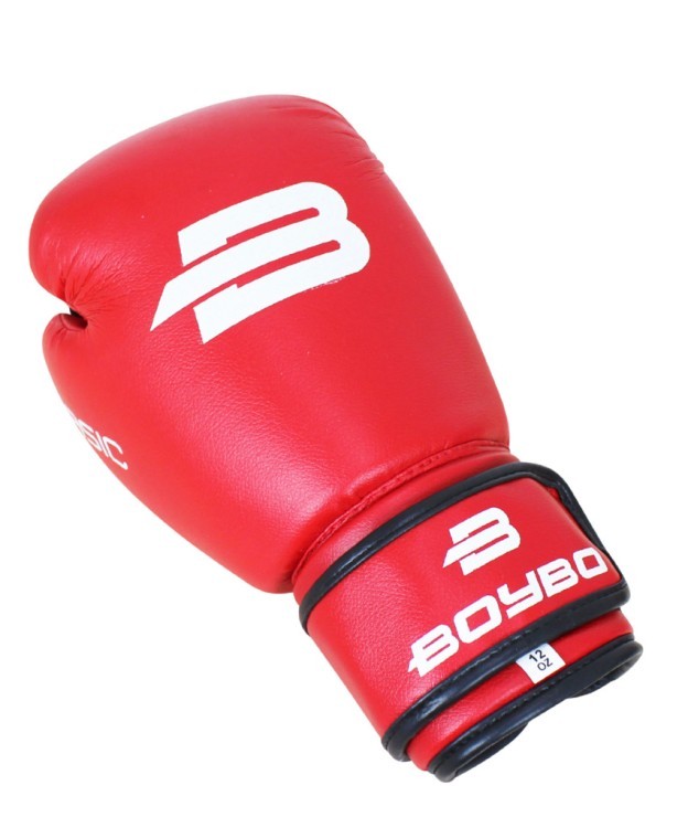 Перчатки боксерские Basic, 6 oz, к/з, красный (778651)