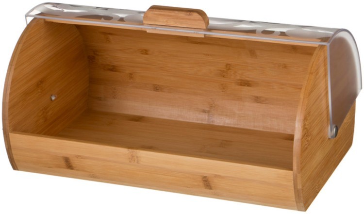 Хлебница agness "кантри" деревянная с пластиковой крышкой 36*21*17 см. Agness (938-043)