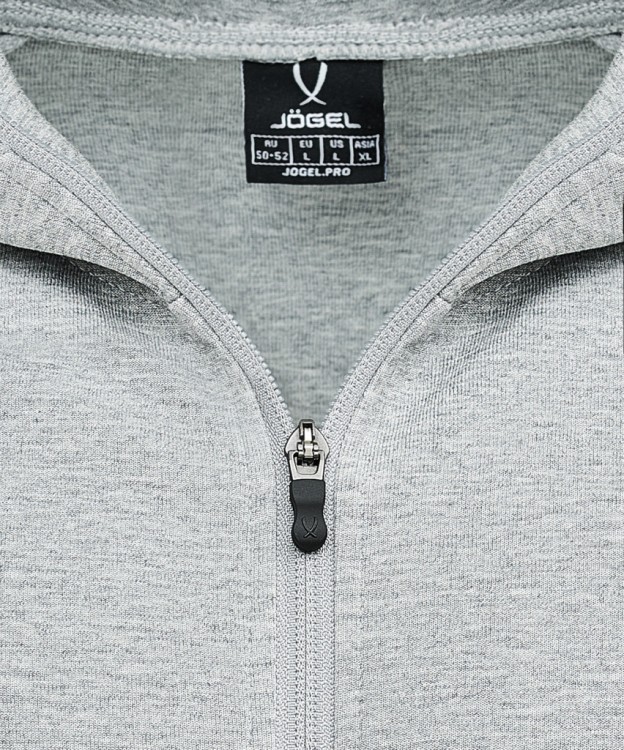 Худи на молнии JOGEL ESSENTIAL Athlete Hooded FZ Jacket, серый (2130826)
