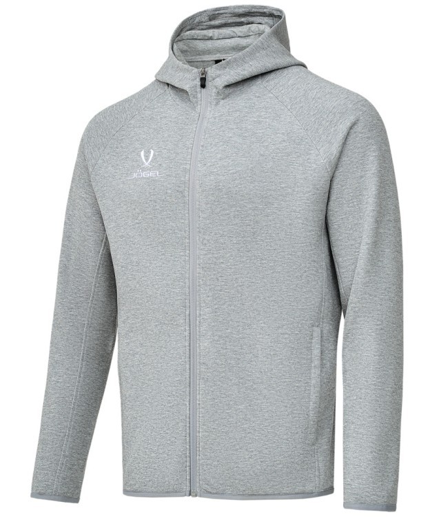 Худи на молнии JOGEL ESSENTIAL Athlete Hooded FZ Jacket, серый (2130826)