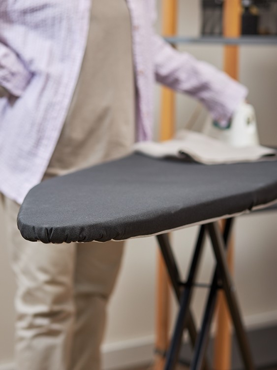 Доска гладильная напольная smart iron, 123х44 см, графит (78794)