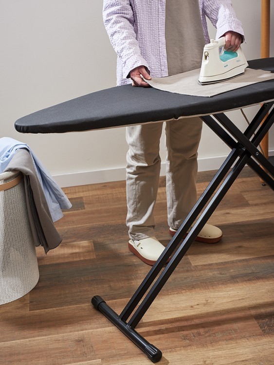 Доска гладильная напольная smart iron, 123х44 см, графит (78794)