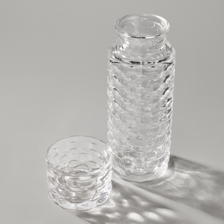 Графин с крышкой/стаканом  8х22,5 см 650/150 мл Alegre Glass (337-155)
