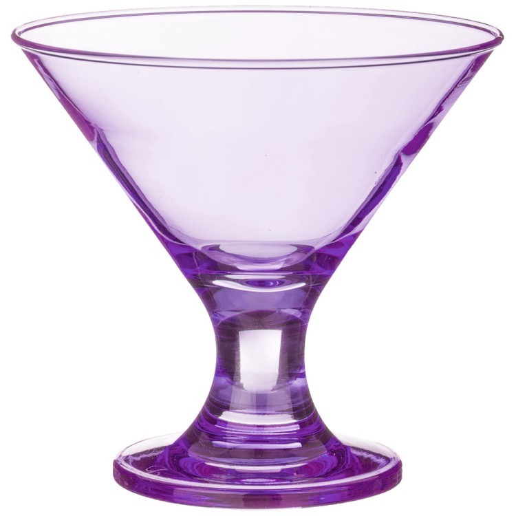 Набор креманок из 2 шт "ice ville" фиолет  диаметр=10,5 см 185 мл высота 10 см Алешина Р.р. (484-720)