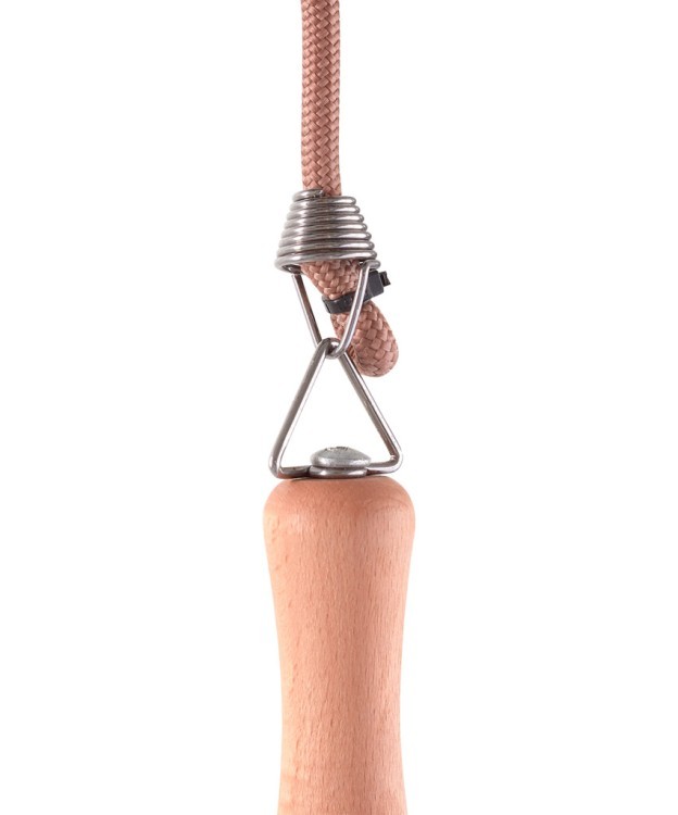 Скакалка с деревянными ручками IN22-JR300, нейлон, коричневый, 2,8 м (1855922)