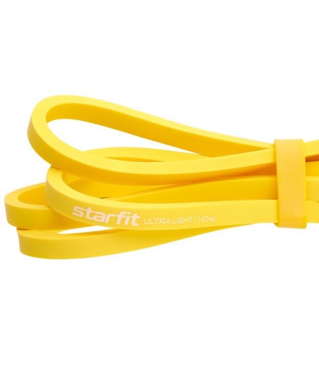 Эспандер ленточный для кросс-тренинга ES-803, 1-10 кг, 208х0,64 см, желтый (1676088)