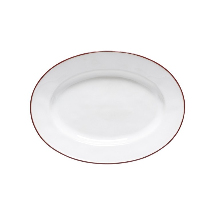 Блюдо ATA301-RED(ATA301-00721A), керамика, White, red, Costa Nova